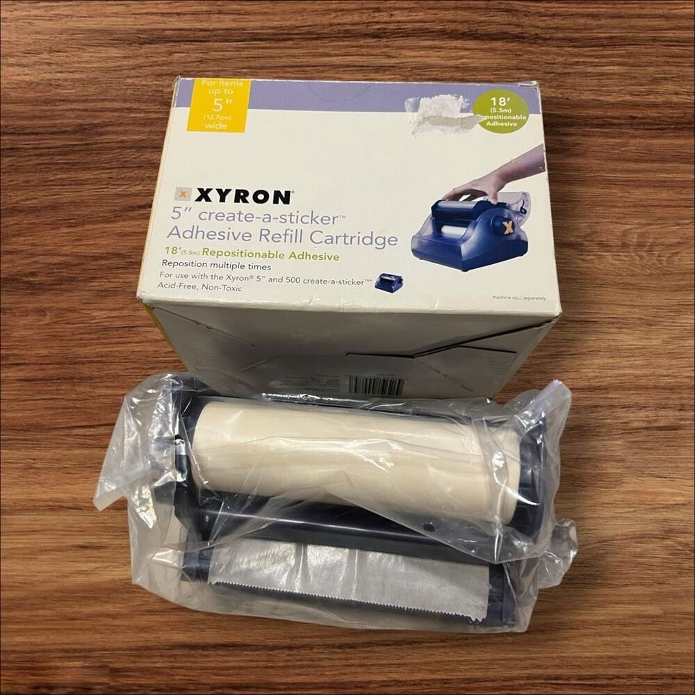 Xyron 5” Create-A-Sticker Repositionable Adhesive Refill AT1506-18 New